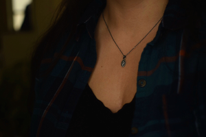 Lucky Fern Flame Necklace