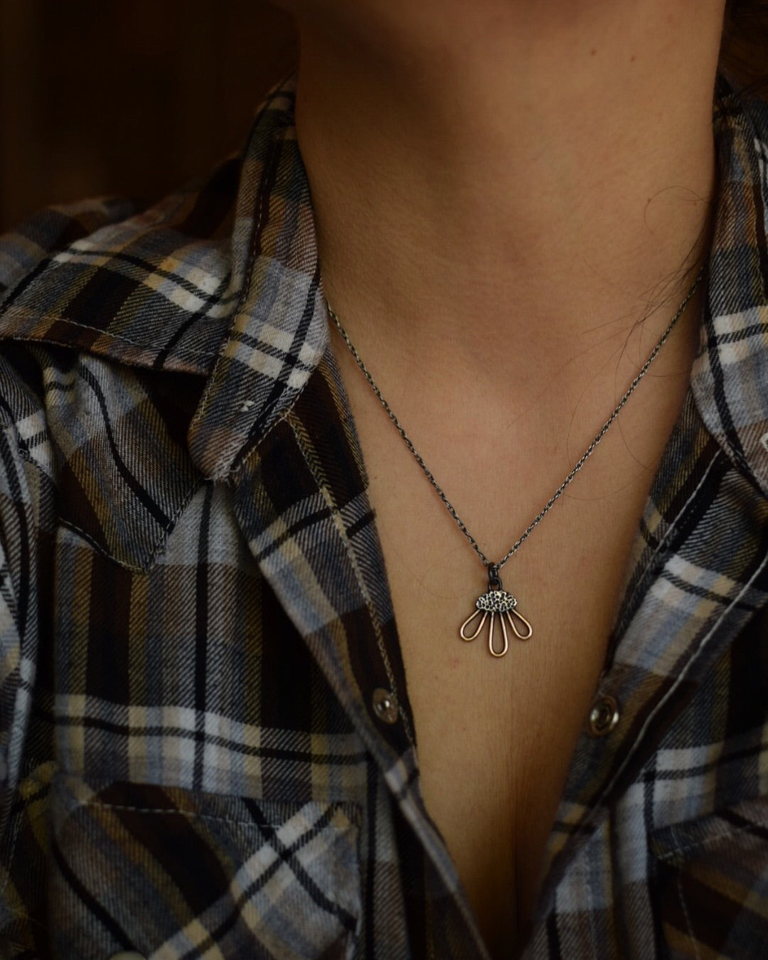 Black-Eyed Susan Necklace