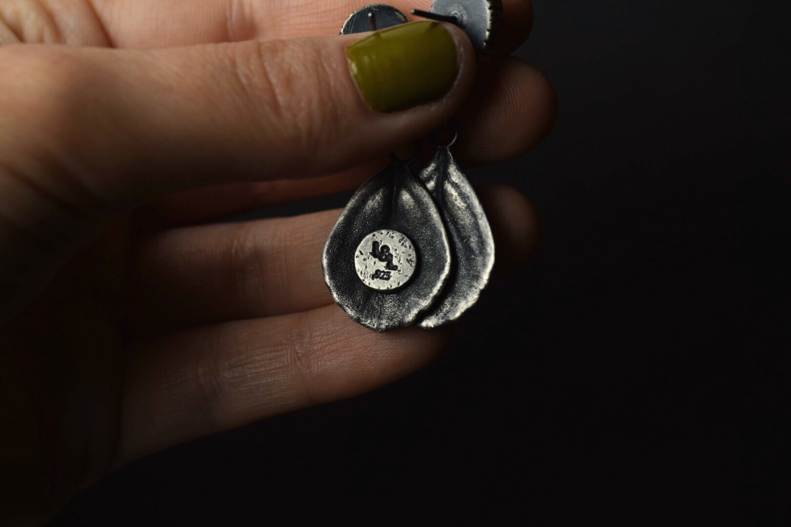 Evergreen Sheen Obsidian Dangles