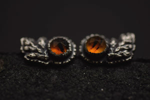 Montana Agate Fern Studs