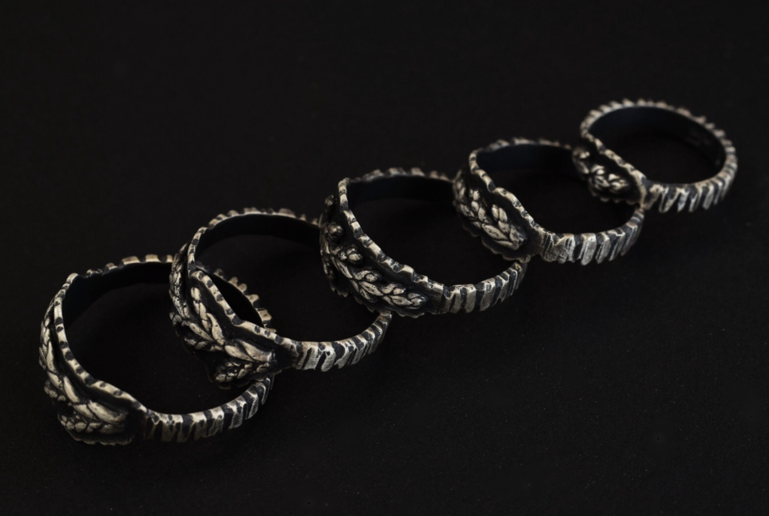 Fern Wrapped Bark Band
