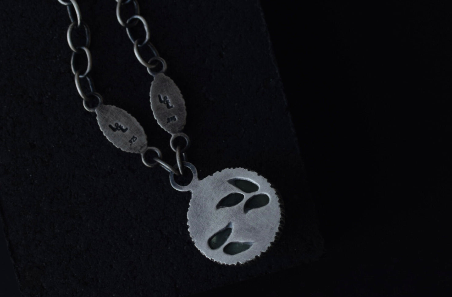Prehnite Orb Necklace