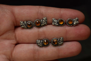 Montana Agate Fern Studs