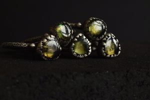 Tourmaline Stacking Rings