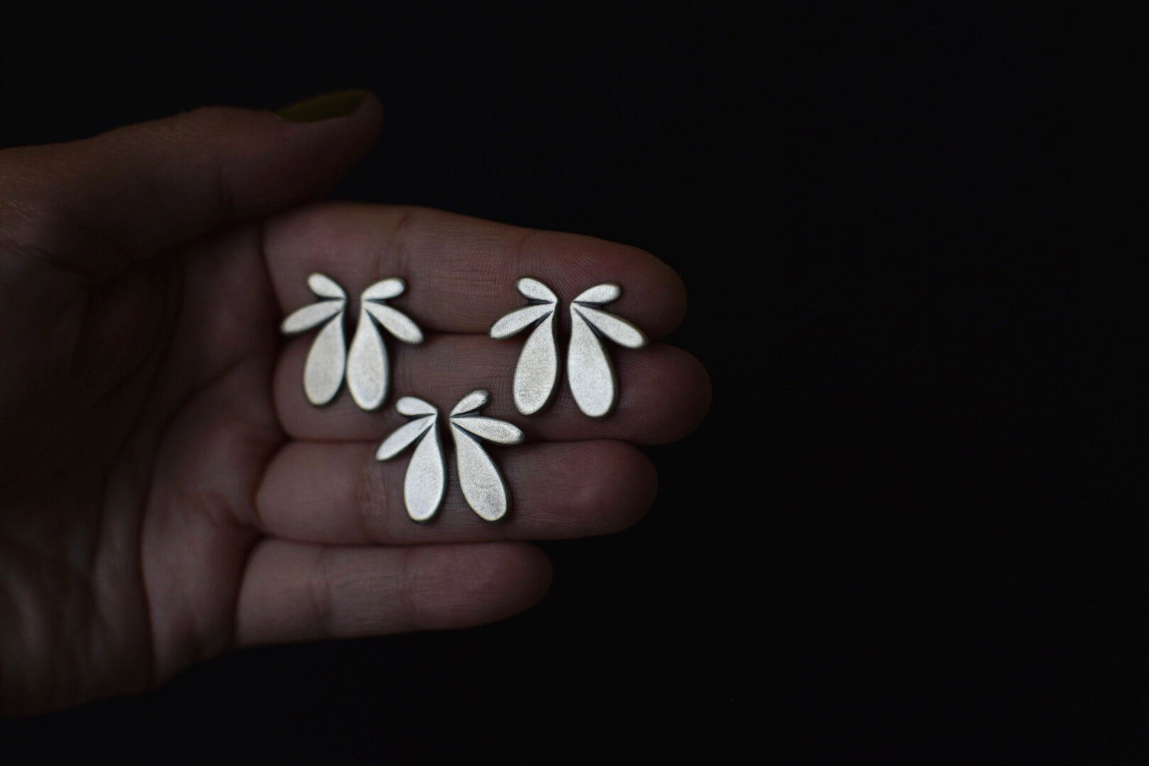 Freeform Petal Studs #1