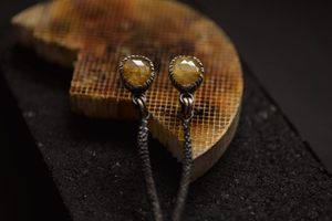 Golden Rutilated Quartz Dangles