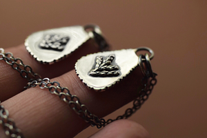 Sterling Silver Fern Spray Necklace