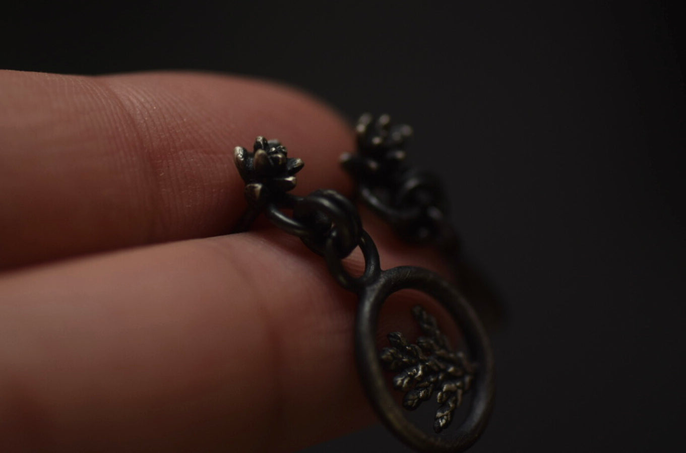 Succulent and Fern Mini Dangles