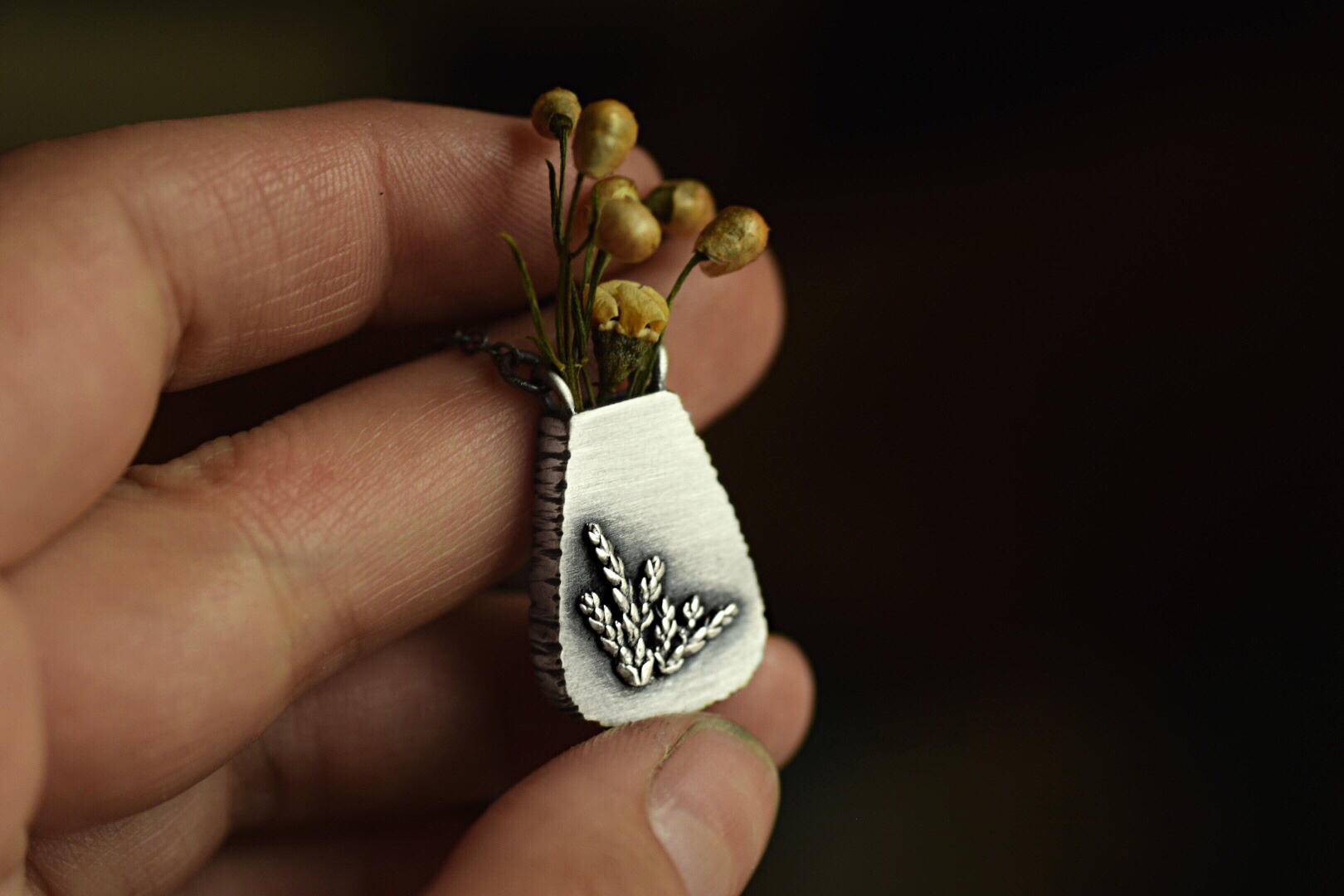 Fern Vase Necklaces
