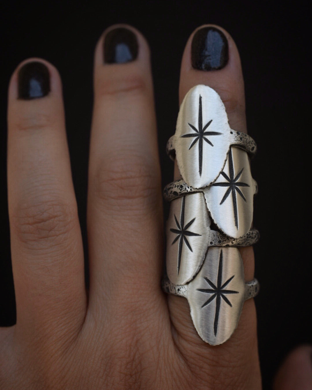 North Star Saddle Rings