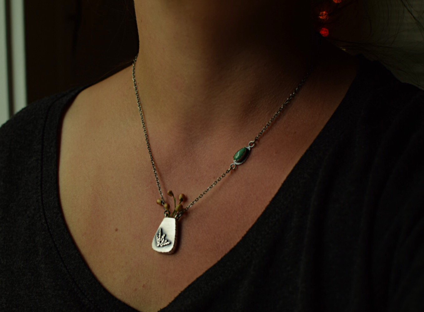 Fern Vase Necklaces
