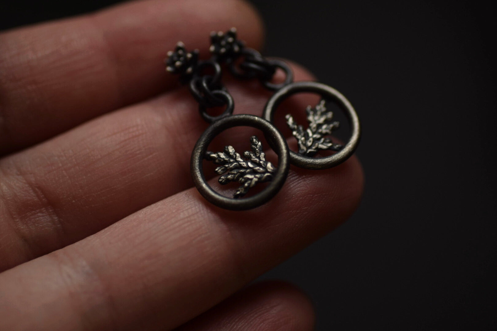 Succulent and Fern Mini Dangles
