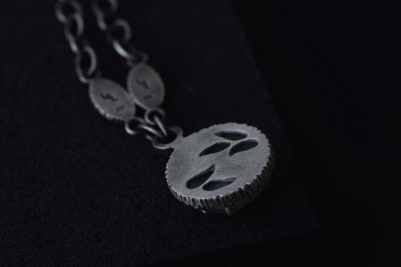 Prehnite Orb Necklace
