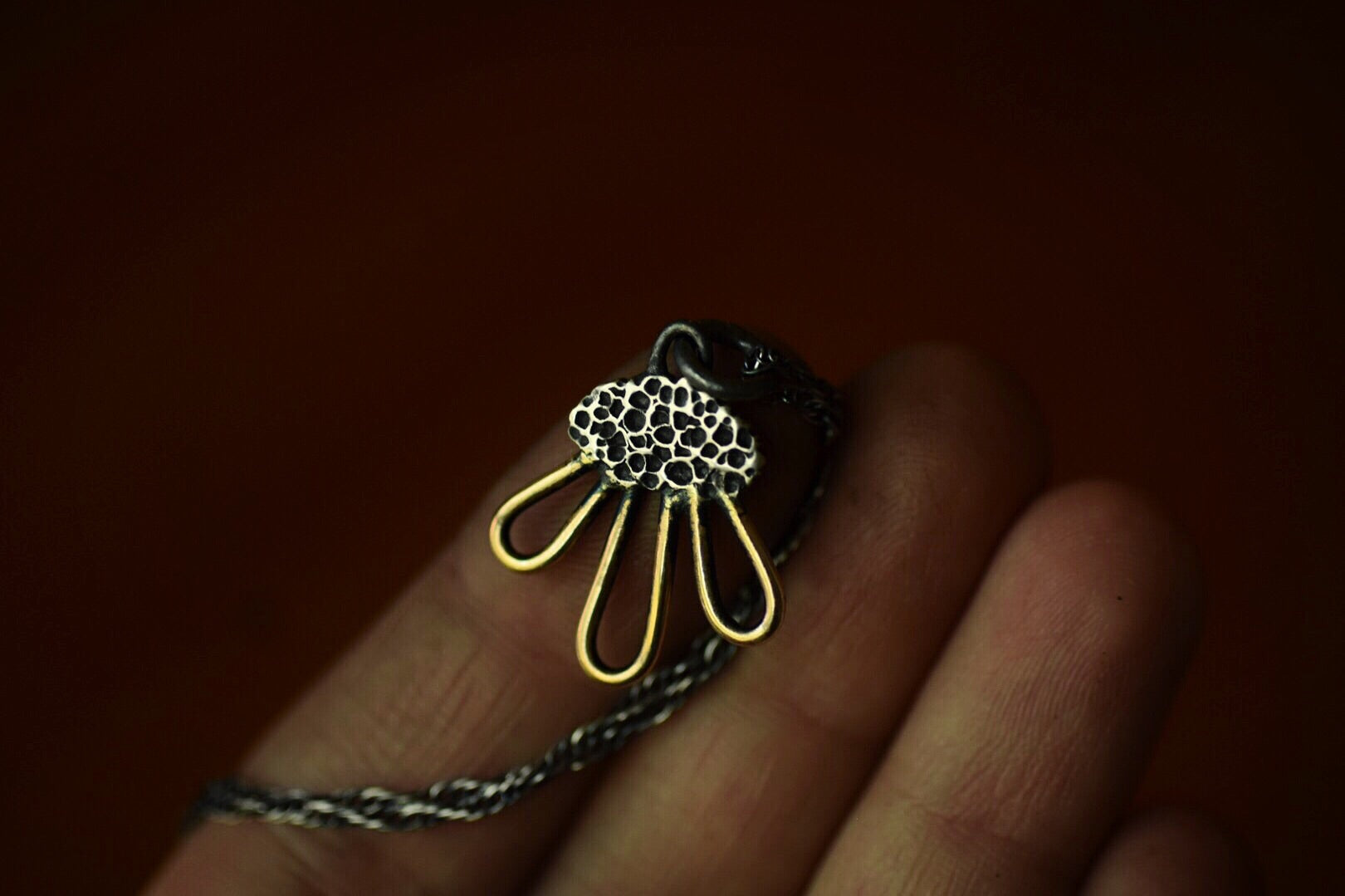 Black-Eyed Susan Necklace