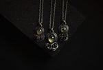 Rutilated Prehnite and Succulent Necklaces