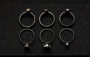 Tourmaline & Succulent Ring Duos