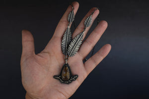 Golden Rutile Quartz Statement Necklace