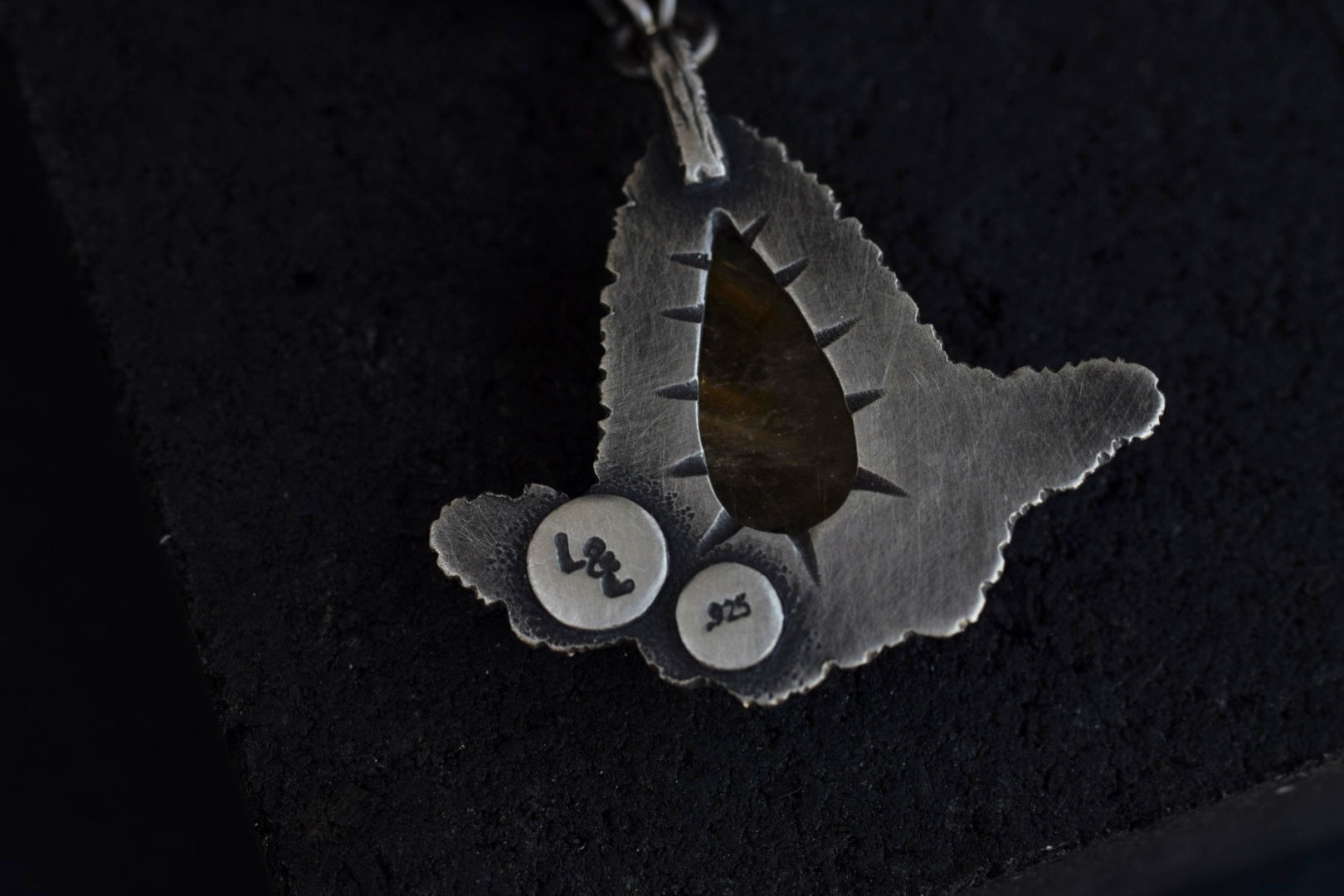 Golden Rutile Quartz Statement Necklace
