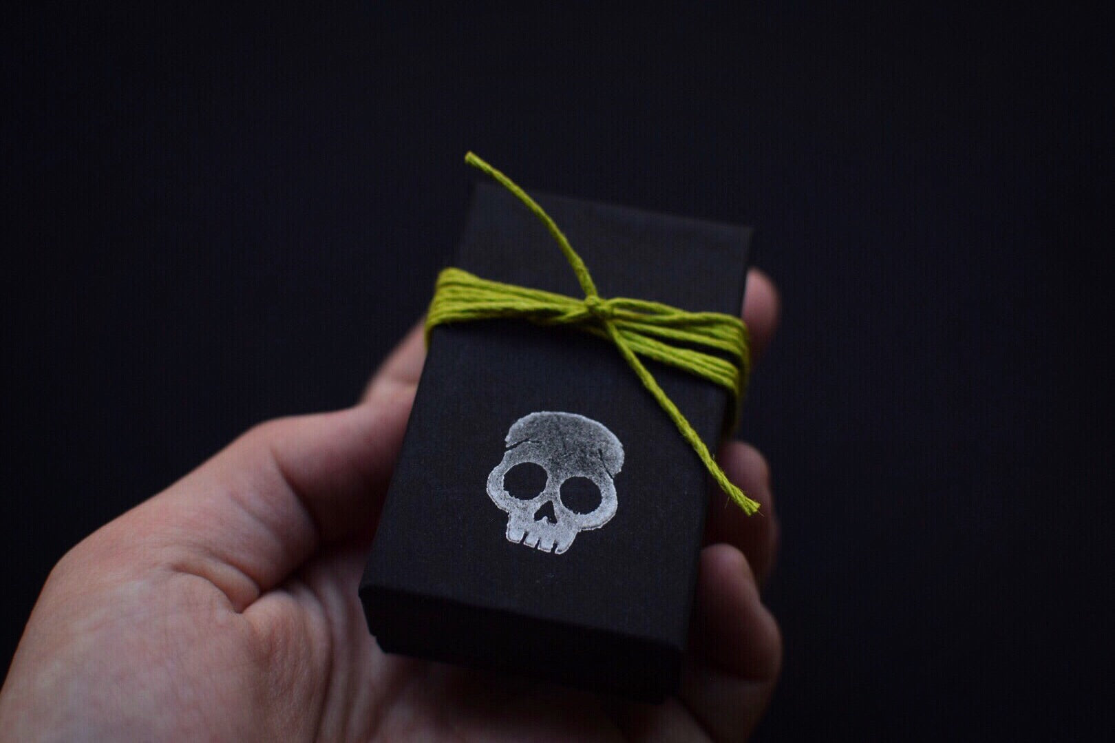 Marigold Skull Dangles