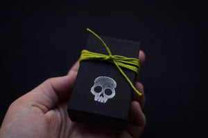 Marigold Skull Dangles