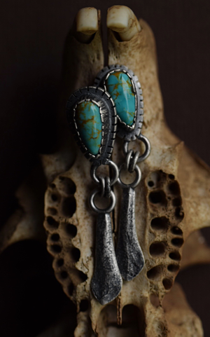 Turquoise Succulent Dangles