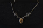 Dendritic Agate Fern Necklace