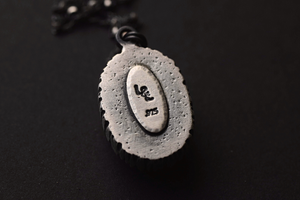 Double Succulent Shadowbox Necklace