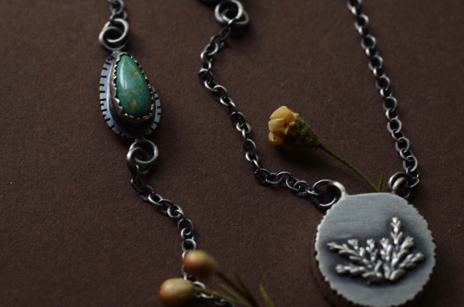 Fern Vase Necklaces