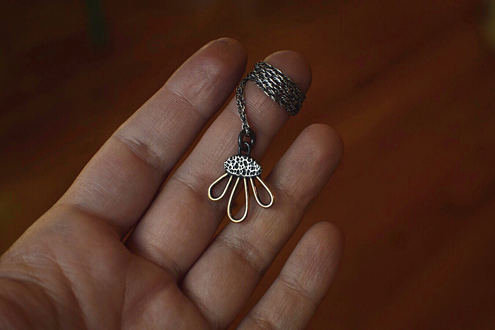 Black-Eyed Susan Necklace
