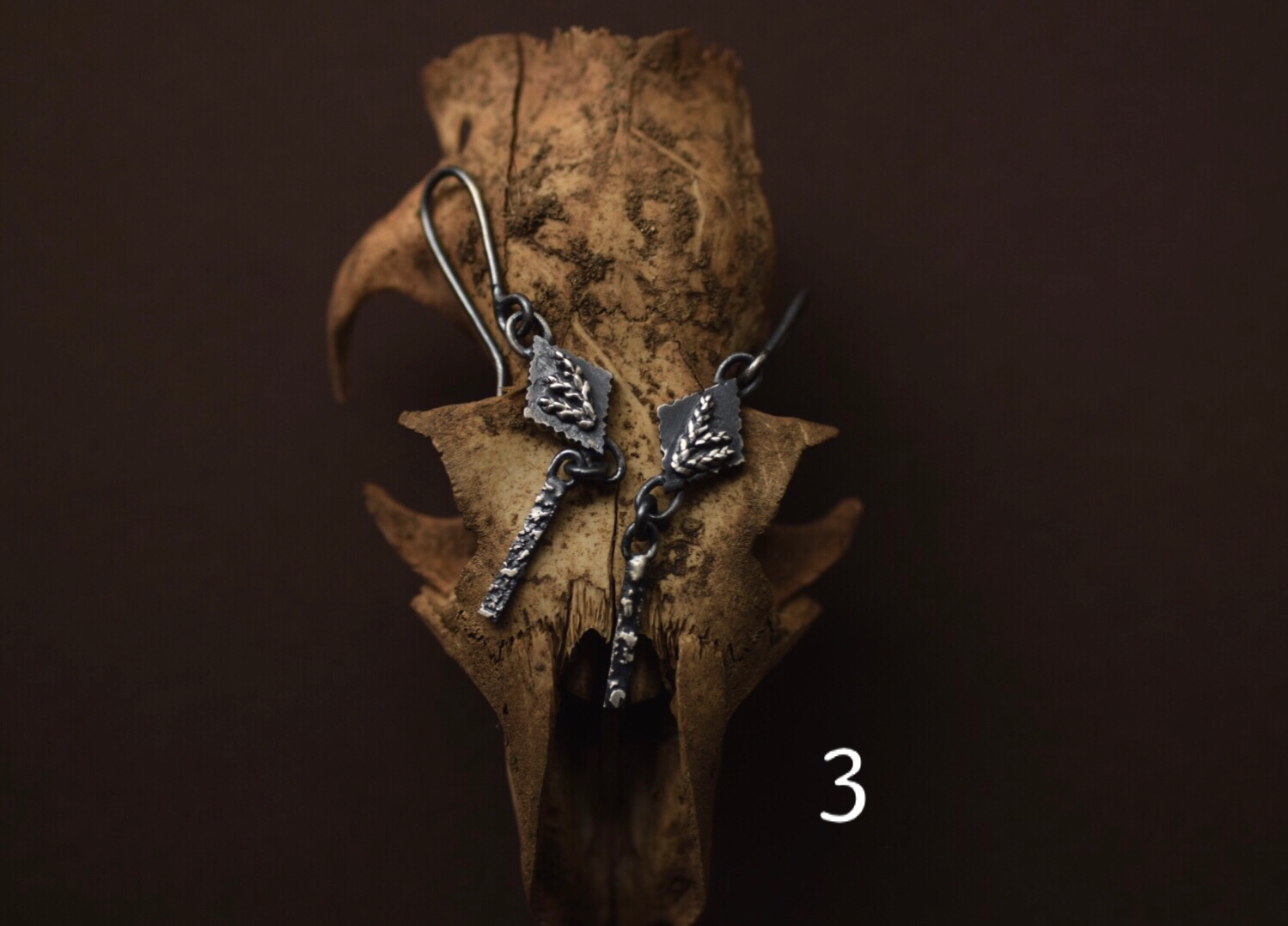 Diamond Fern Sprig Dangles