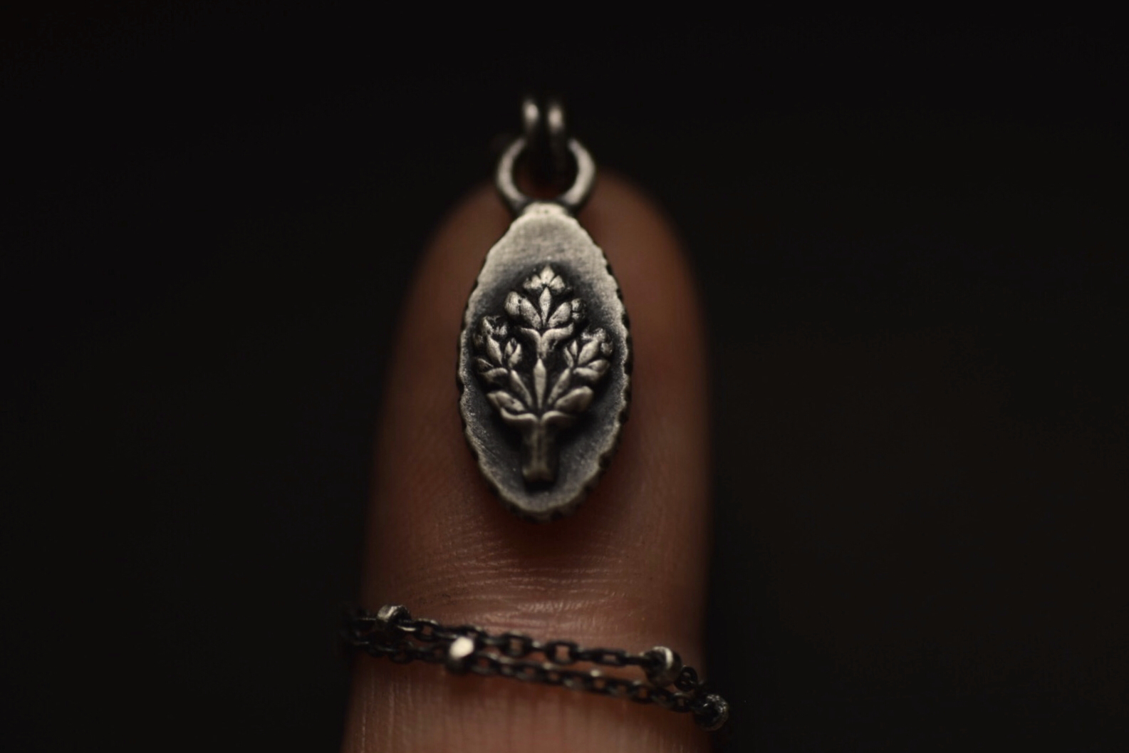 Lucky Fern Flame Necklace