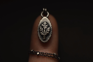 Lucky Fern Flame Necklace