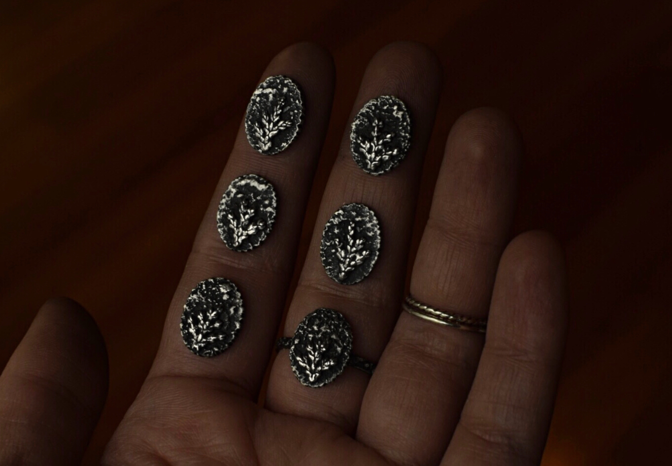 Fern Fossil Ring