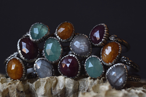Ruby Fern Rings - Sizes 5.25, 8.25, 8.5