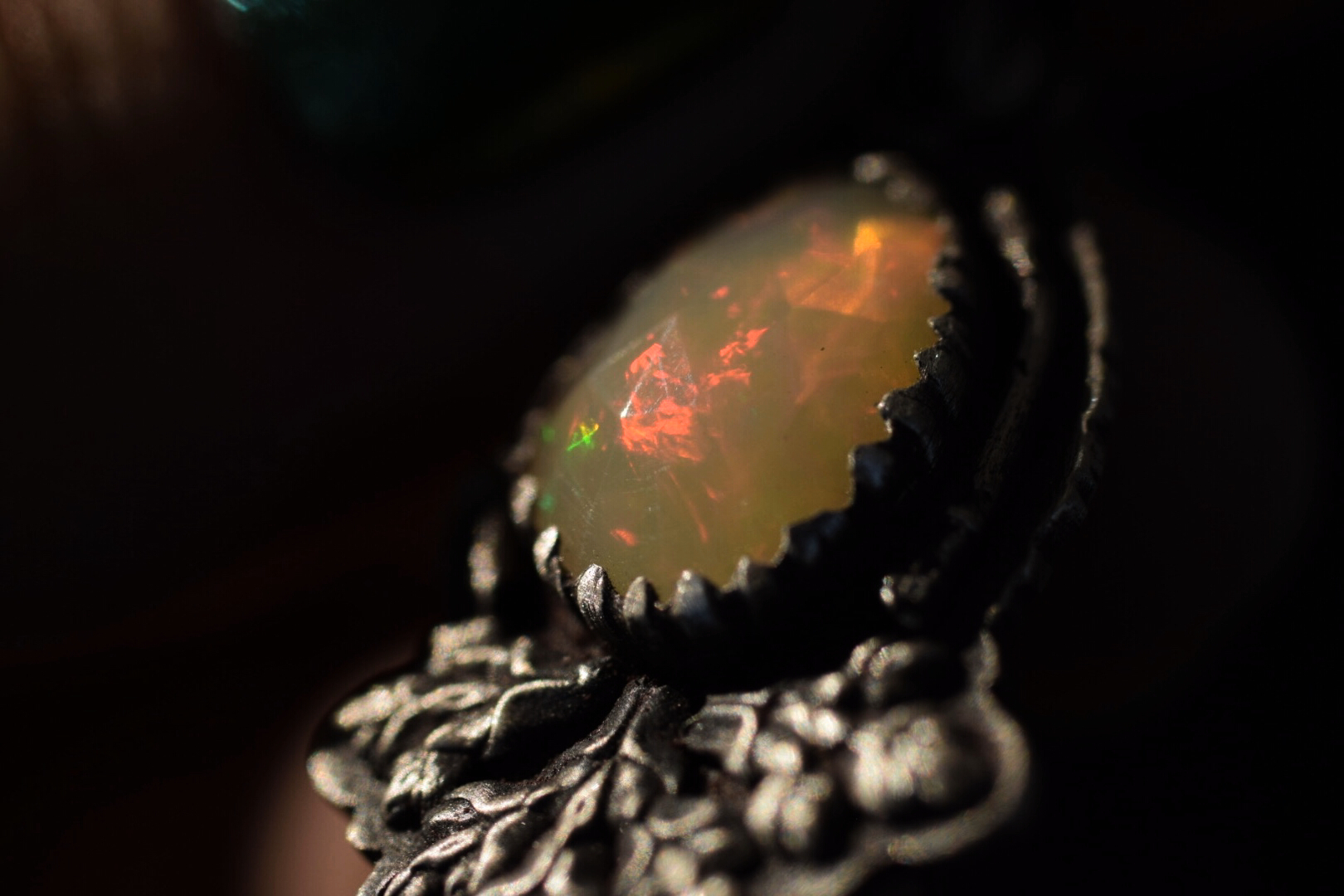 Opal Fern Necklace