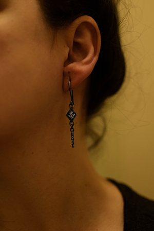 Diamond Fern Sprig Dangles