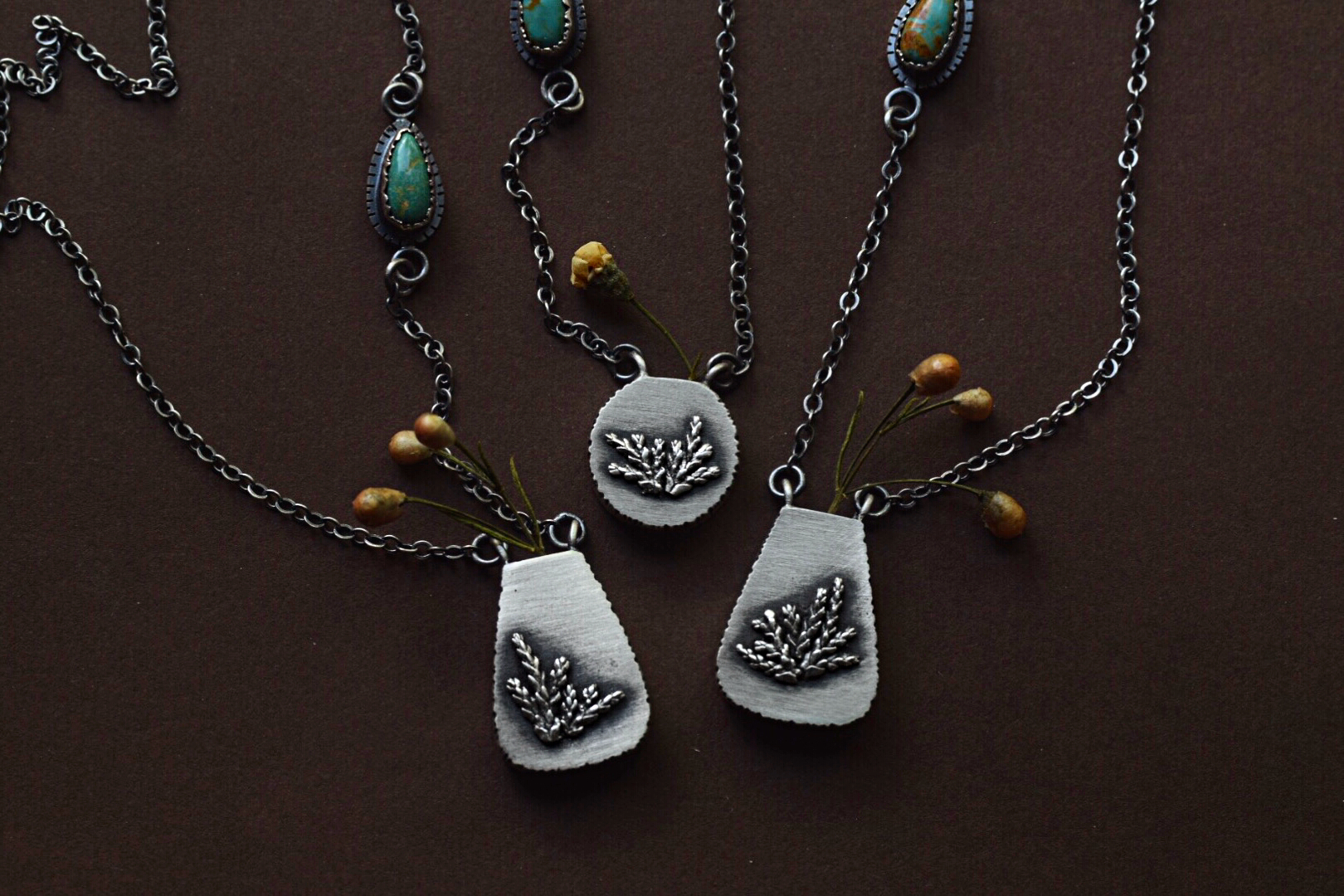 Fern Vase Necklaces