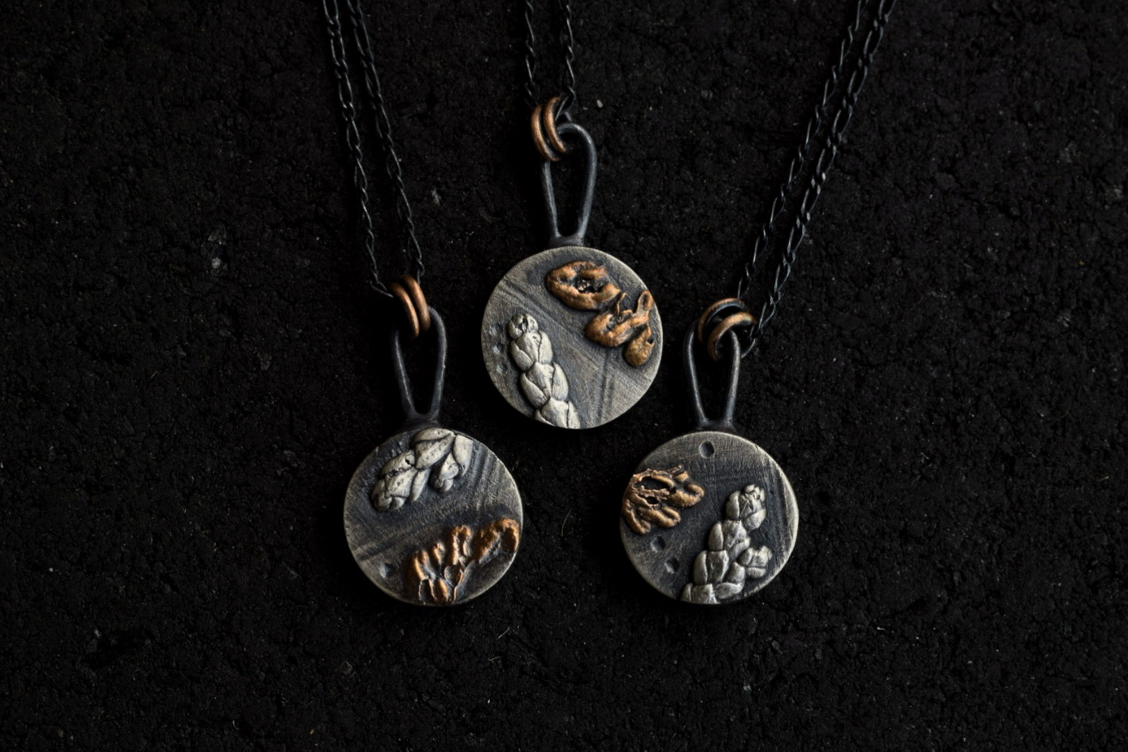 Foliage - Mixed Metal Necklaces