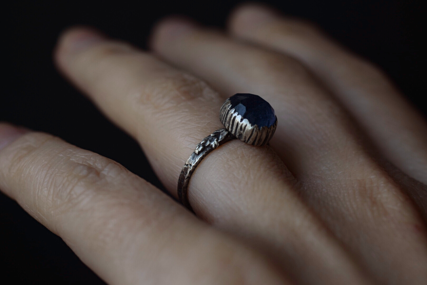 Tanzanite Fern Ring - Size 5
