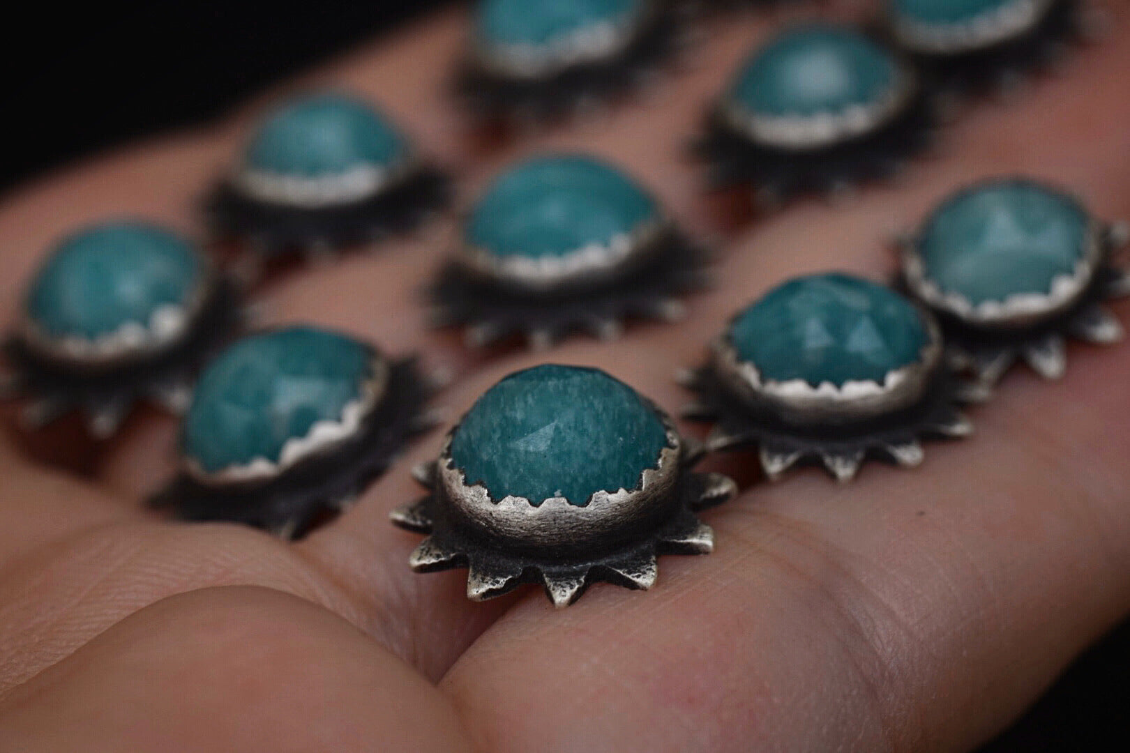 Amazonite Power Studs