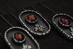 Garnet Shadowbox Necklaces
