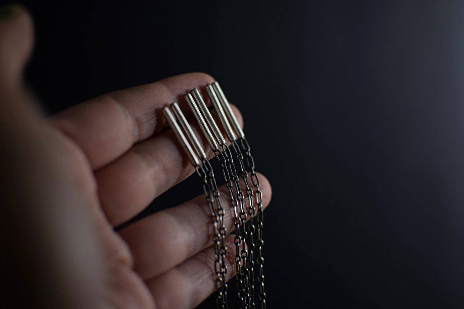 Bar & Chain Post Dangles
