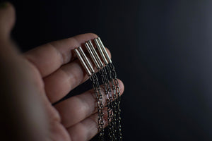 Bar & Chain Post Dangles