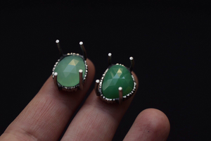 Chrysoprase Fern Ring - Choose Your Size