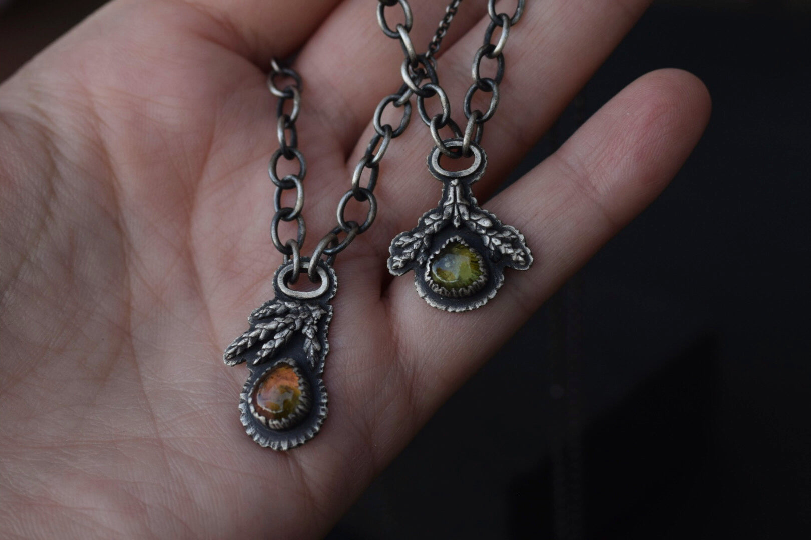 Sprouted Tourmaline Necklaces