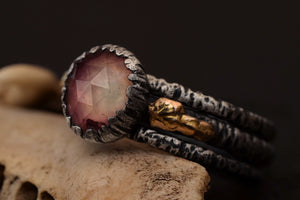 Bicolor Tourmaline Stacking Set - Size 7