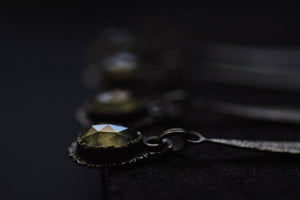 Rutilated Prehnite Dangles