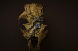 Diamond Fern Sprig Dangles