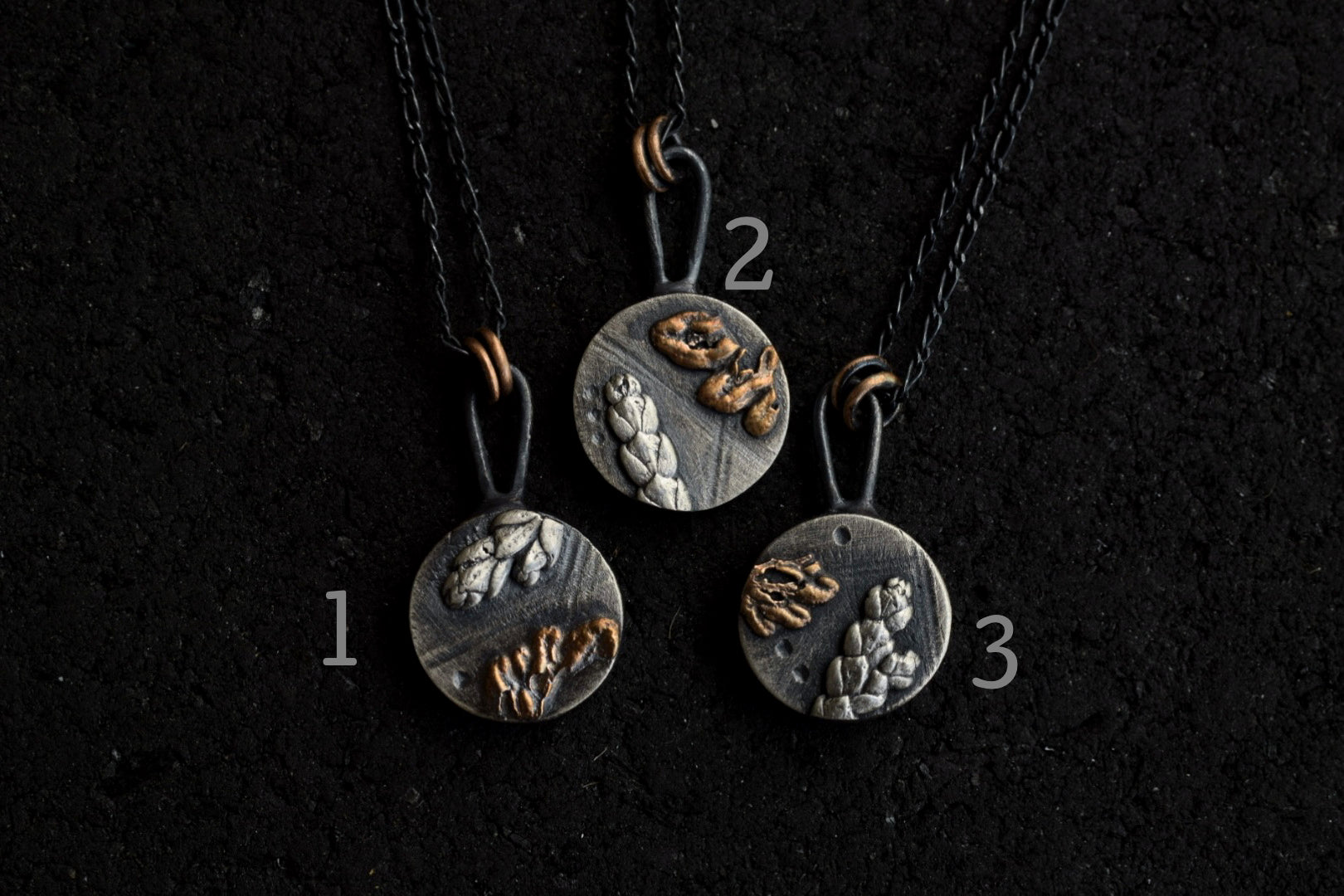 Foliage - Mixed Metal Necklaces