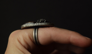 Golden Rutilated Quartz Statement Ring